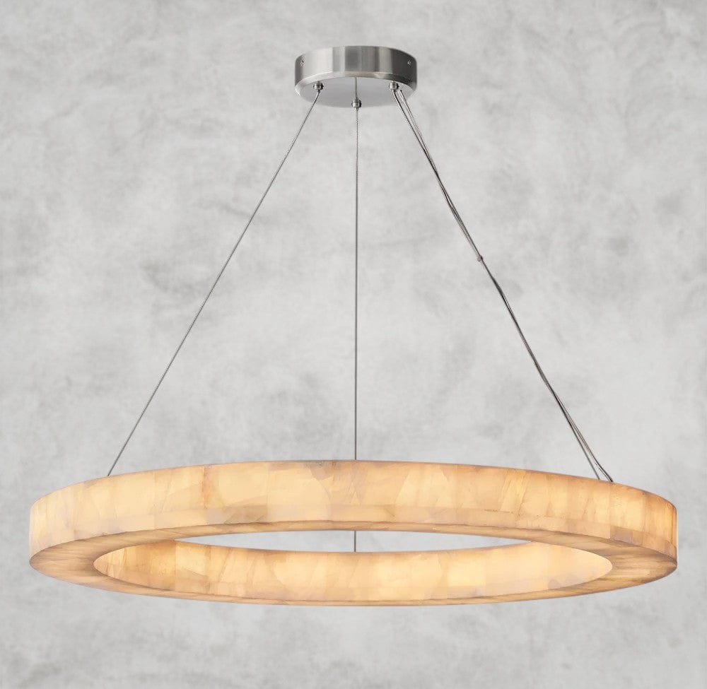 40" / Nickle Rivage lueur round chandelier 31", 40", 60"