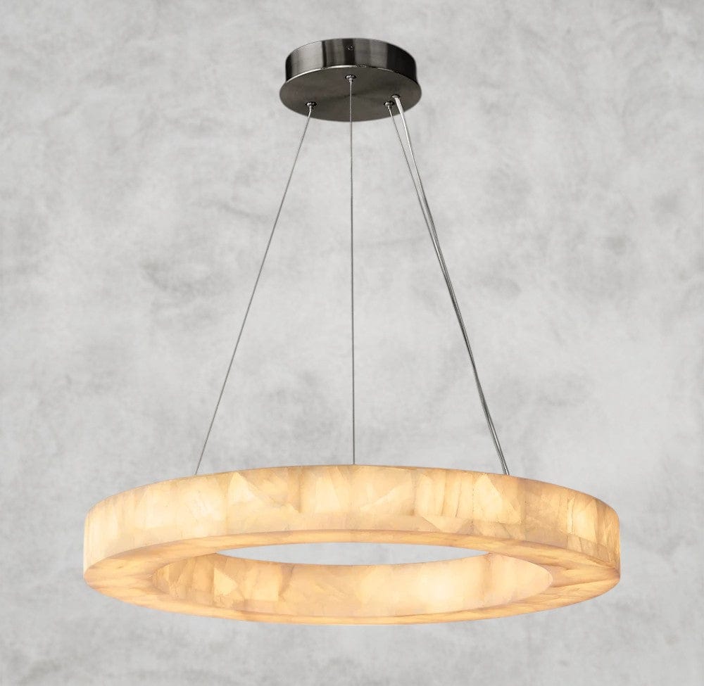 31" / Bronze Rivage lueur round chandelier 31", 40", 60"