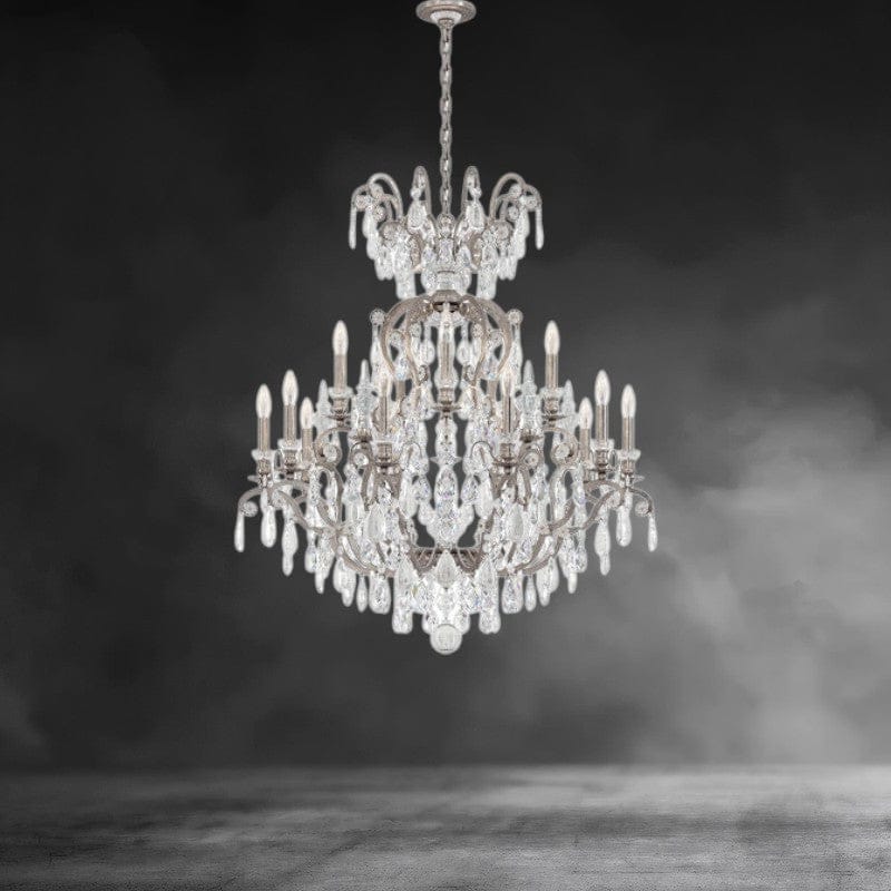 Rivendell 15 Light Crystal Chandelier 38"