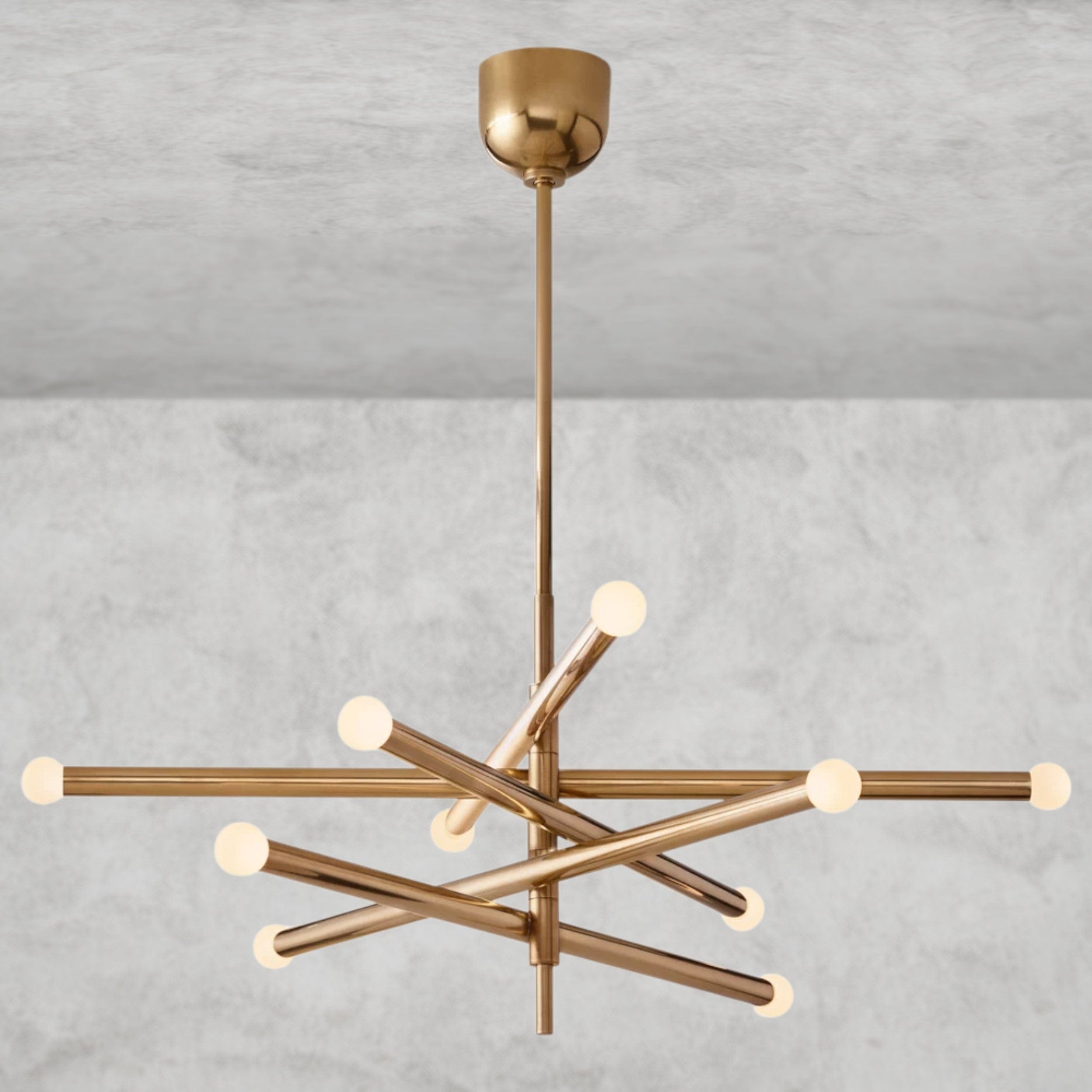 ROUSSEAU 10-LIGHT MOBILE ORB CHANDELIER