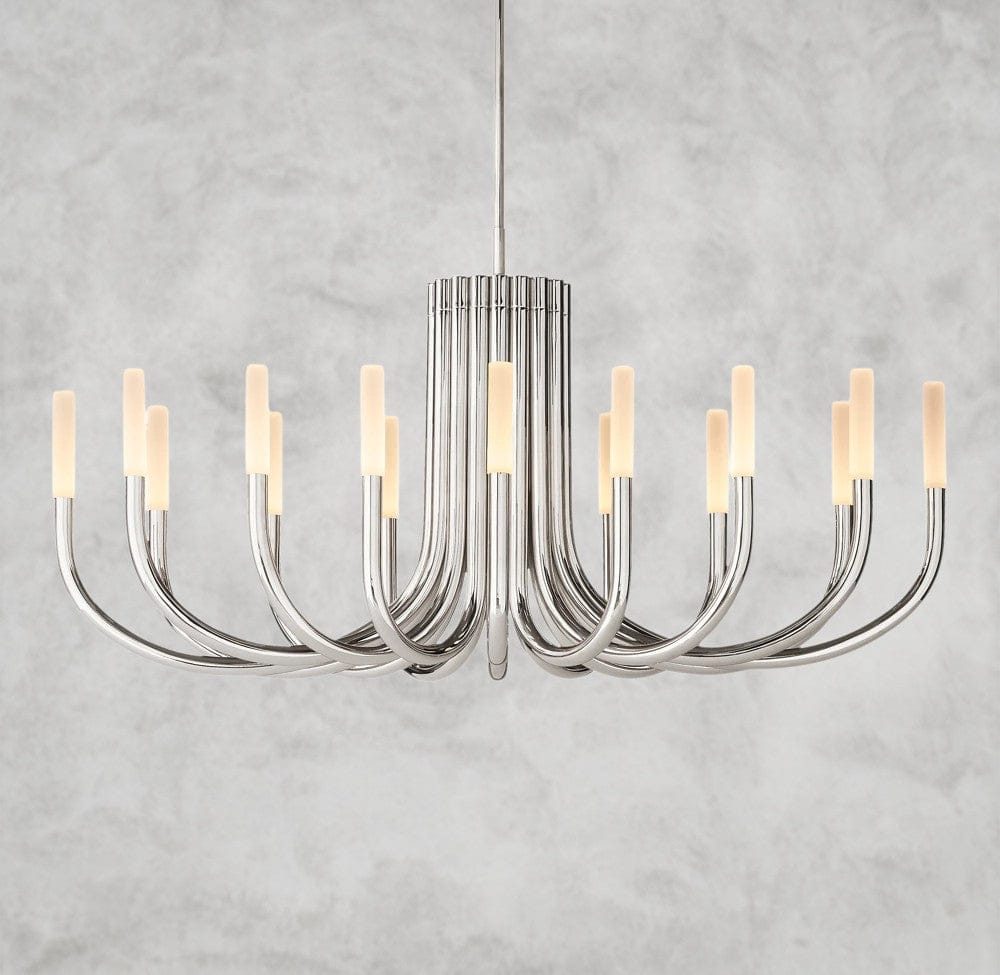 50" / Nickle Rousseau Round Chandelier 38", 50"