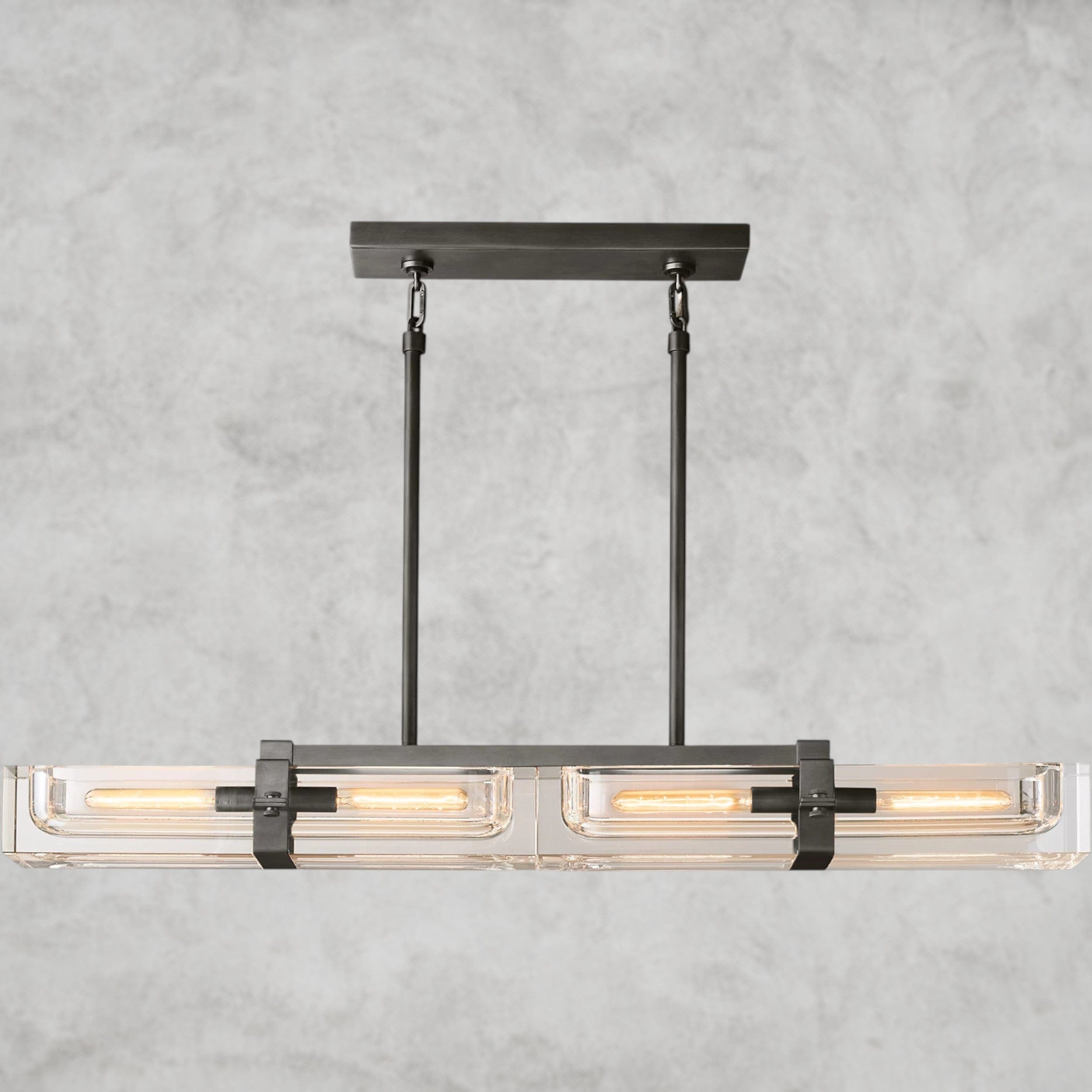 48" / Bronze Savile Linear Chandelier 24", 48", 72"