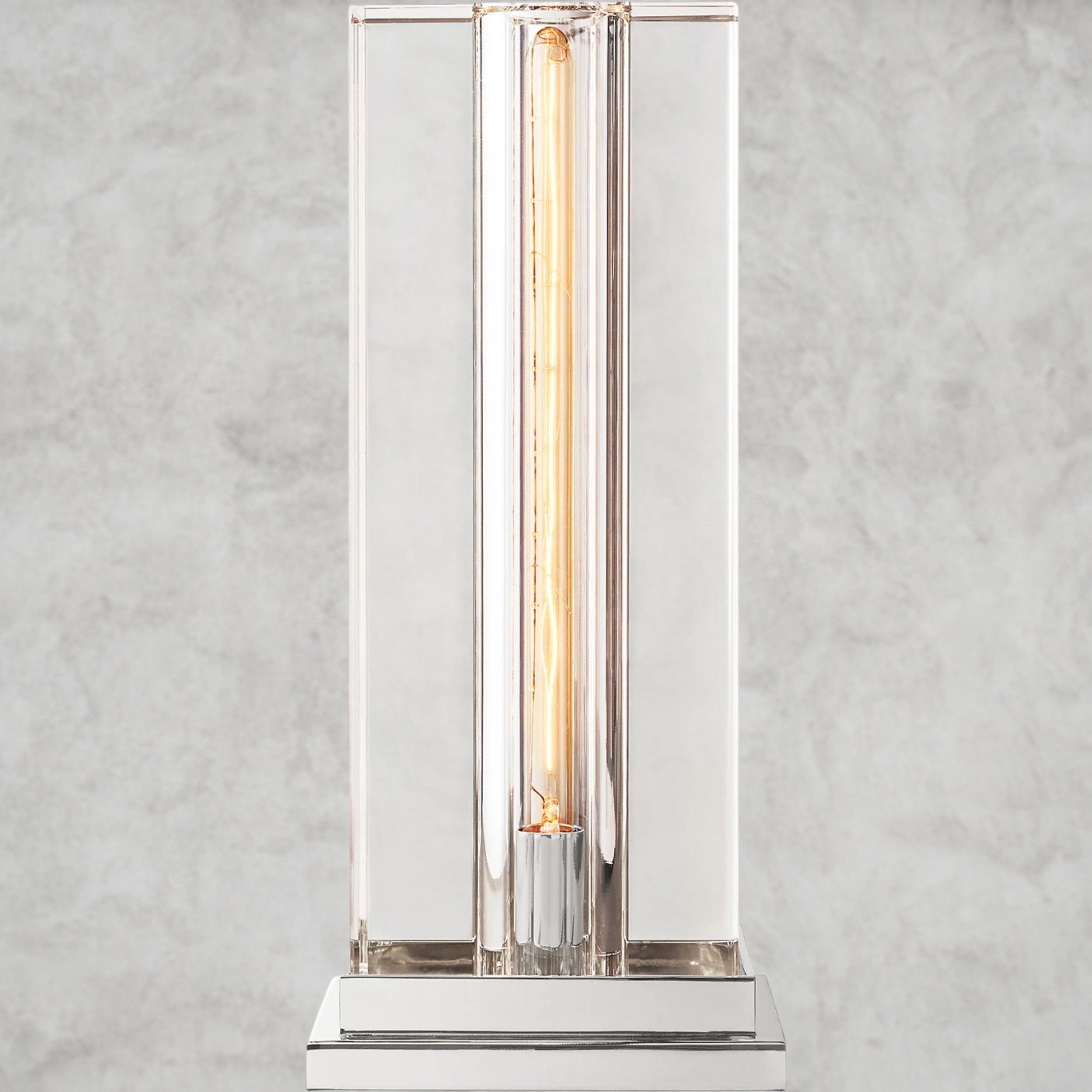 Nickle Savile Square Table Lamp