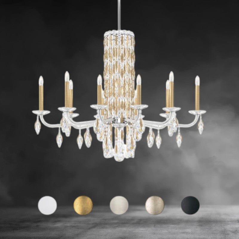 Siena 10 lights Crystal Chandelier 40"