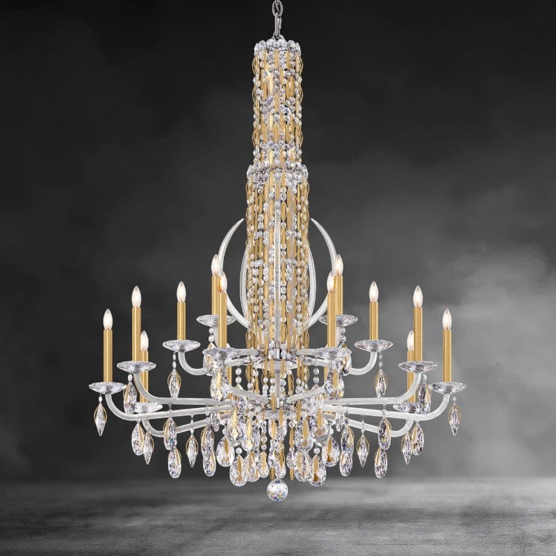 Heirloom Gold / Crystal Heritage Crystal Siena Crystal Chandelier 40"