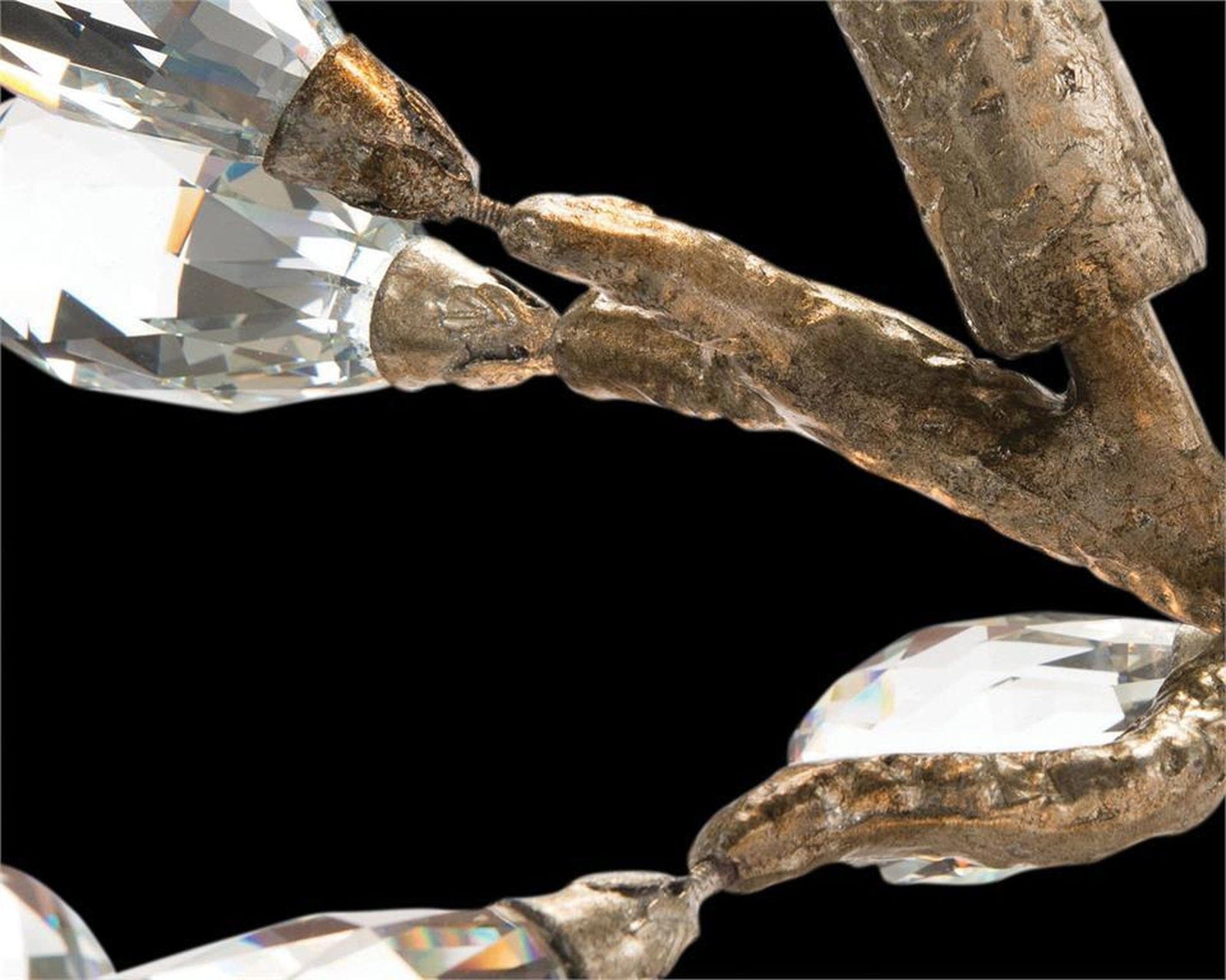 Solirene Budding Crystal Ten-Light Chandelier