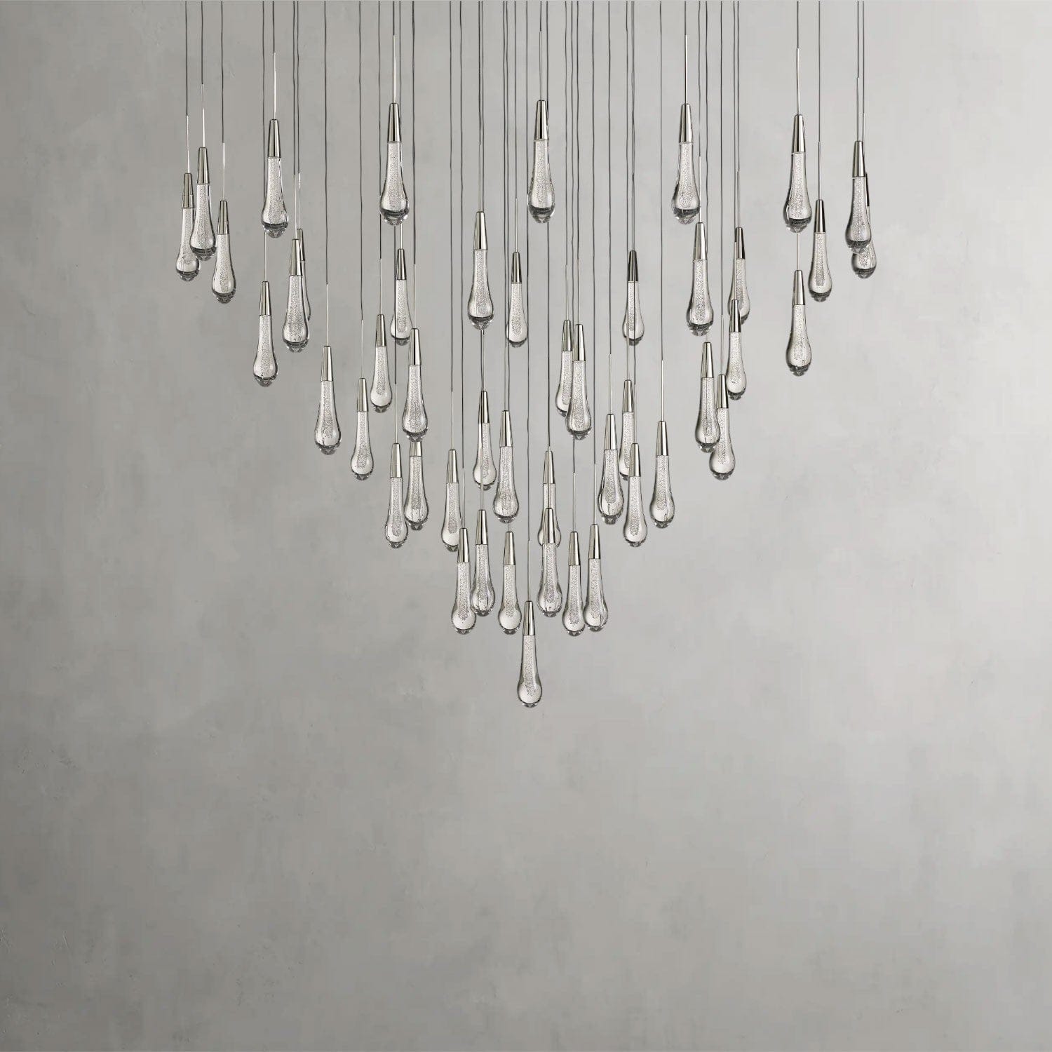 Soltaire Round Chandelier 17", 24", 36", 58"