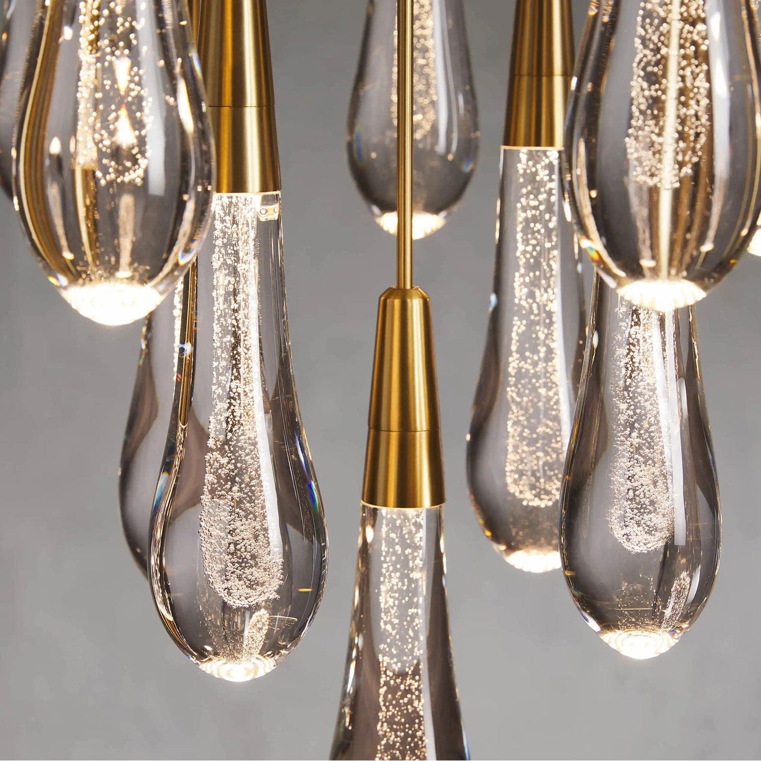 Soltaire Round Chandelier 17", 24", 36", 58"