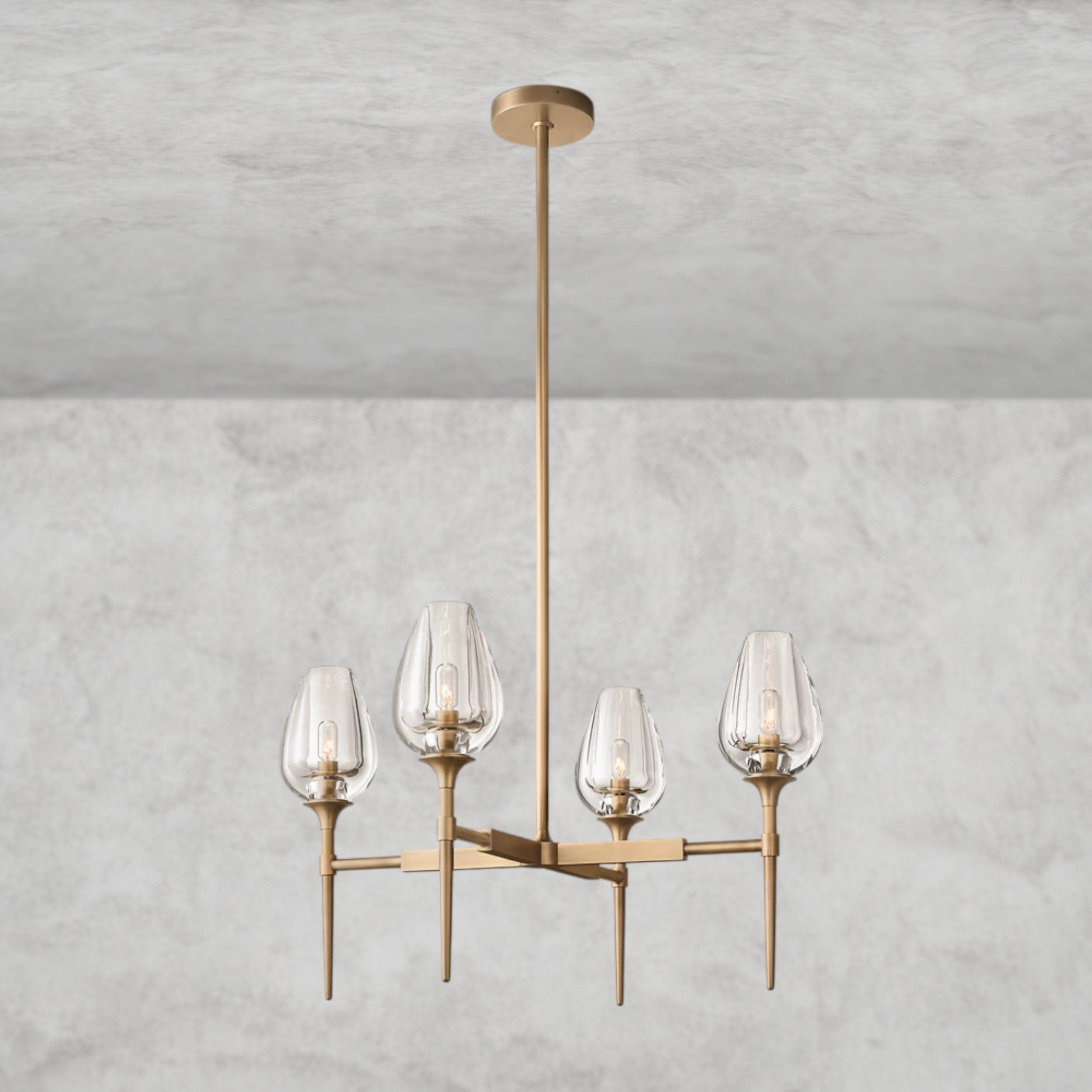 TULIP ROUND CHANDELIER 27", 42", 54"