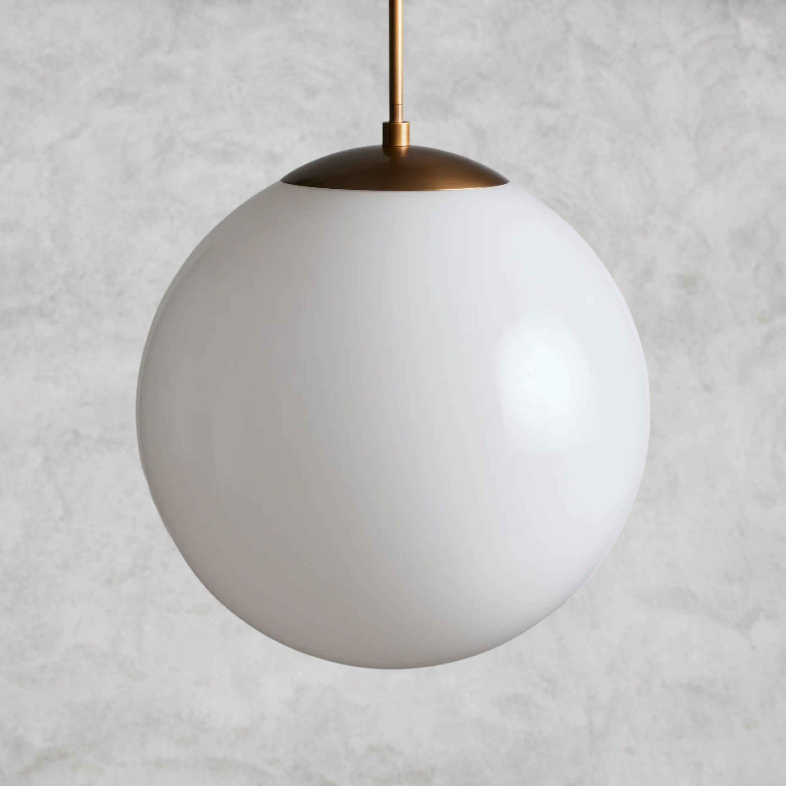 Wescott XL Globe Pendant with Rod