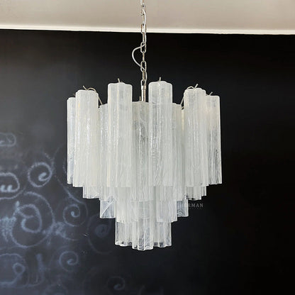 Murano Chandelier – 36 tubes – Alabaster white