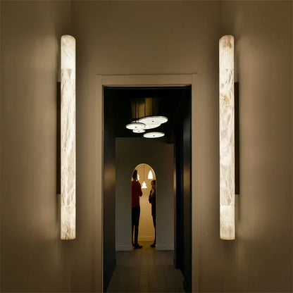 Venus Modern Linear Alabaster Wall Sconce 3"4.7"