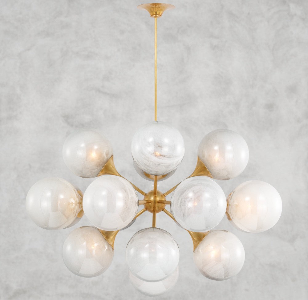 Criseri 40" Glass Chandelier