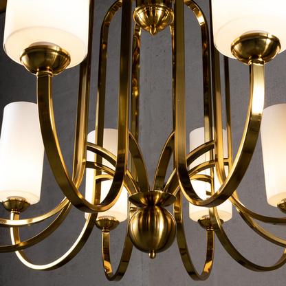 Vintage Brass Chandelier
