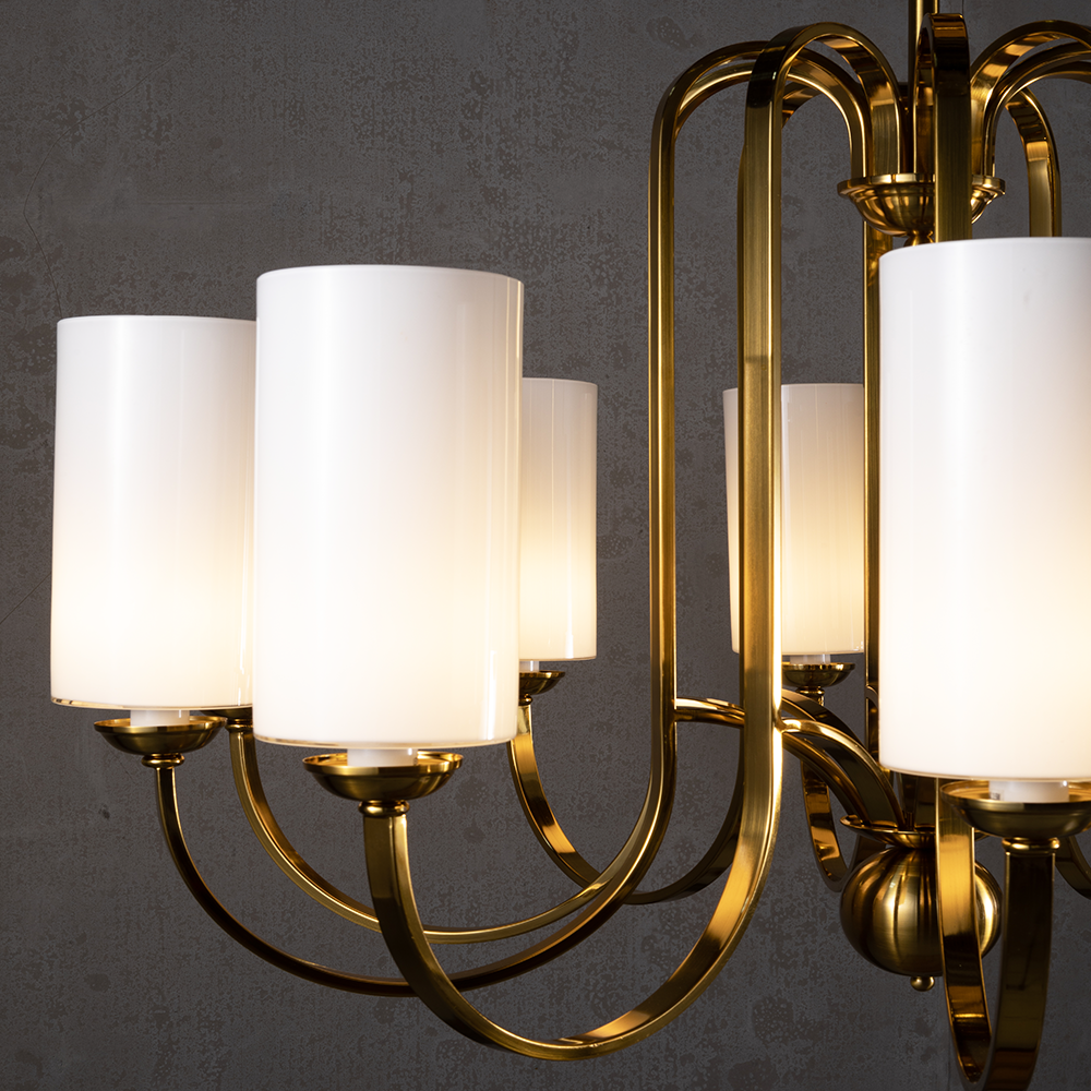 Vintage Brass Chandelier