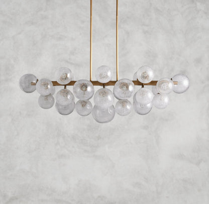Mandoza Linear Glass Chandelier