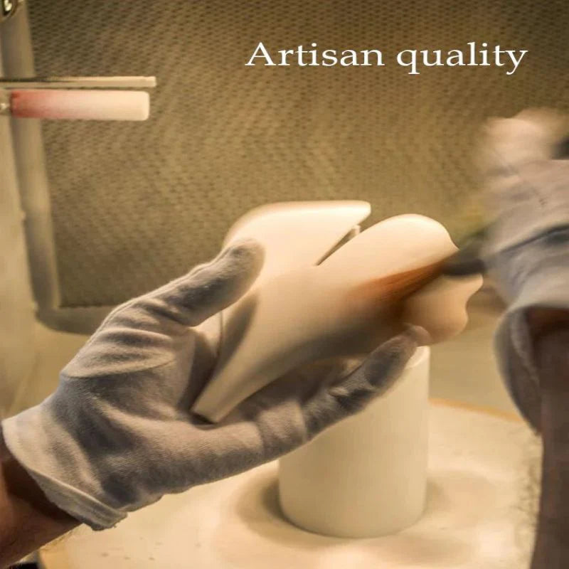 Glessy Ceramic Ginkgo Branch Chandelier 60", 71", 79", 99"