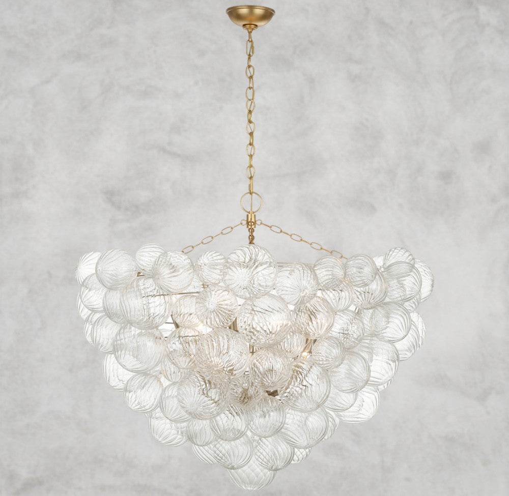 Tera Round Glass Chandelier 46", 56", 66"