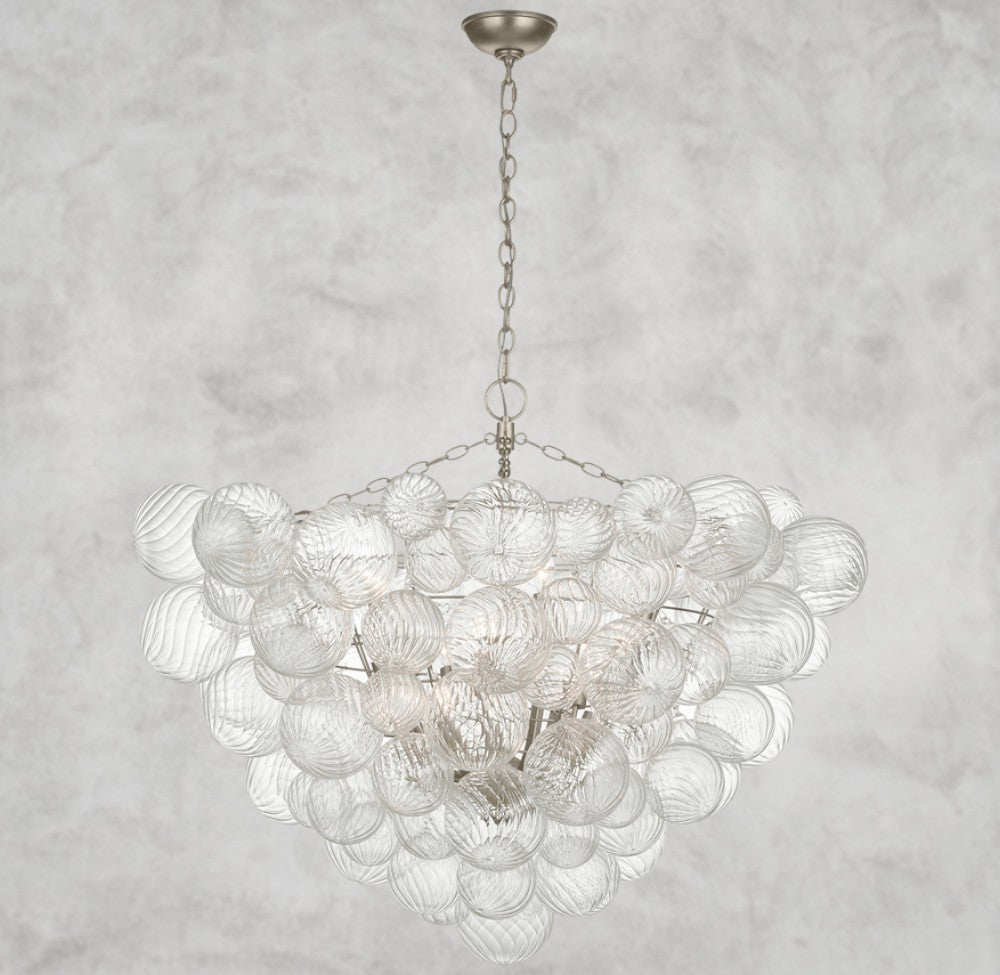Tera Round Glass Chandelier 46", 56", 66"