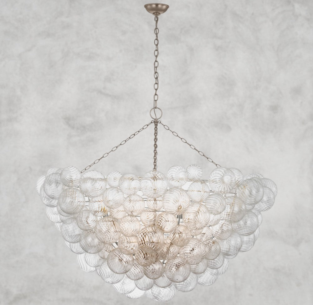 Tera Round Glass Chandelier 46", 56", 66"