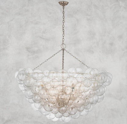 Tera Round Glass Chandelier 46", 56", 66"