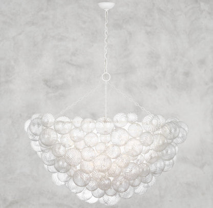 Tera Round Glass Chandelier 46", 56", 66"
