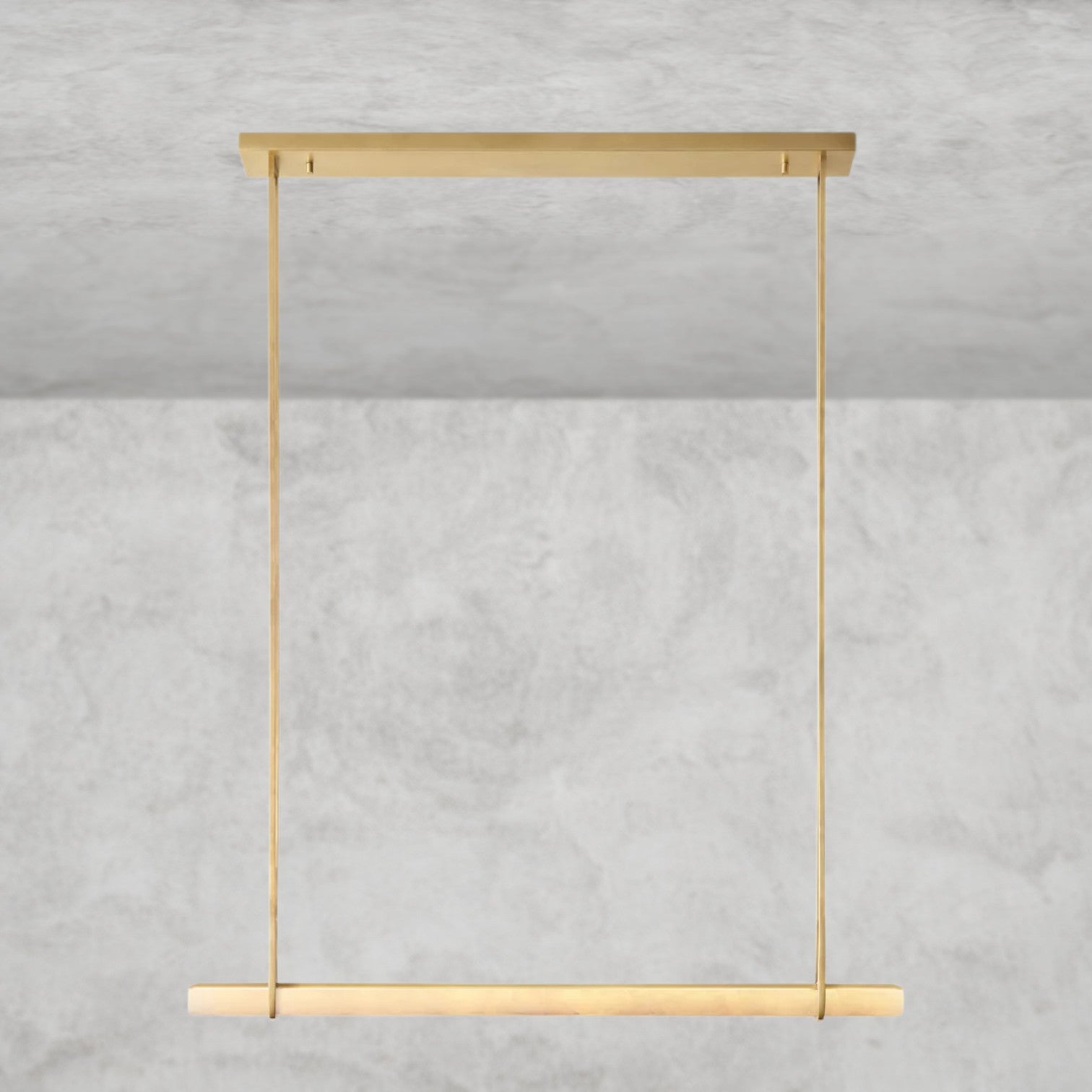 Audubon Alabaster Single Bar Linear Chandelier