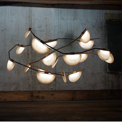 Alabaster Modern Artistic Ceiling Chandelier