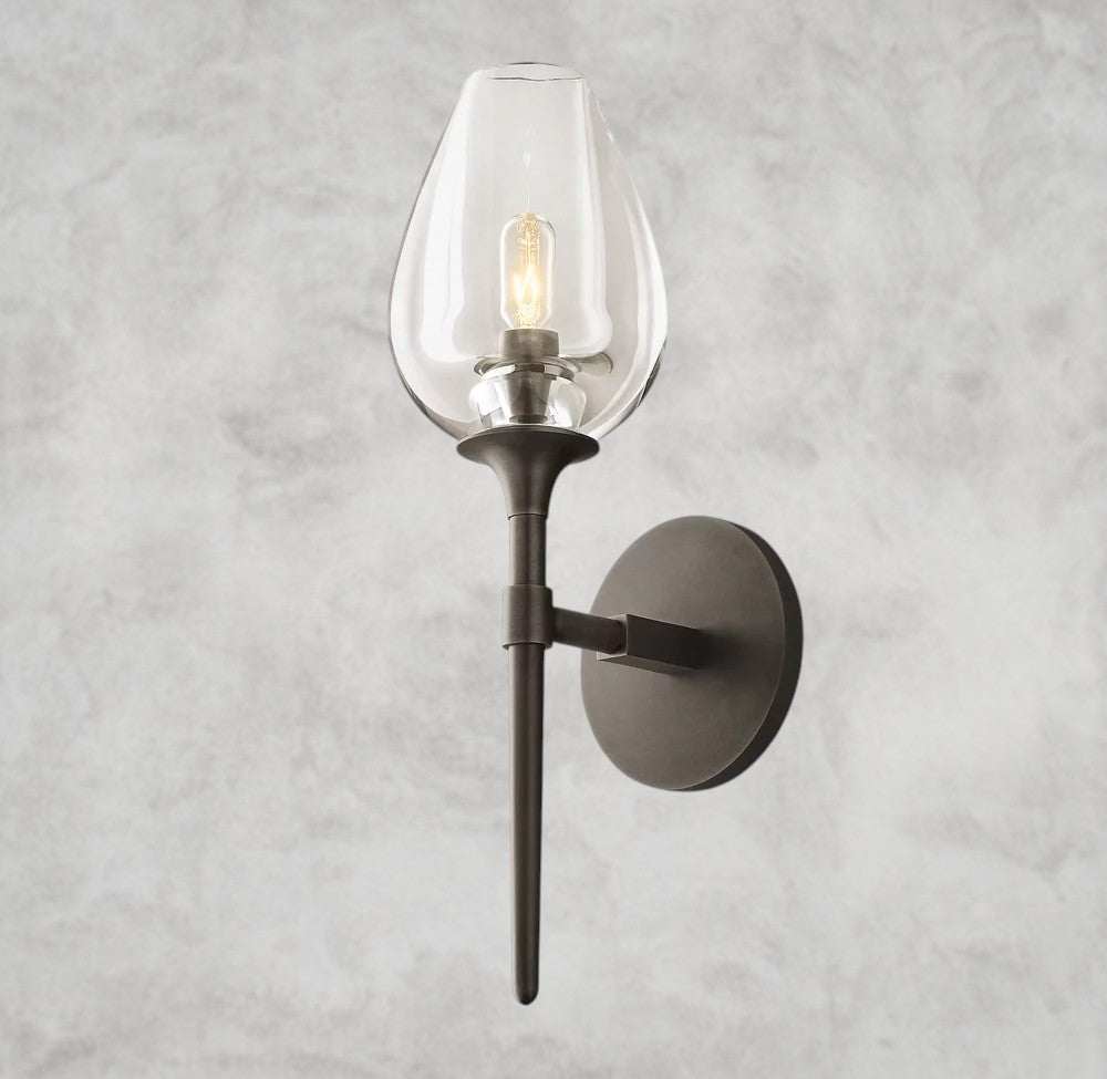Tulipiy Glass Sconce 16“, 24"