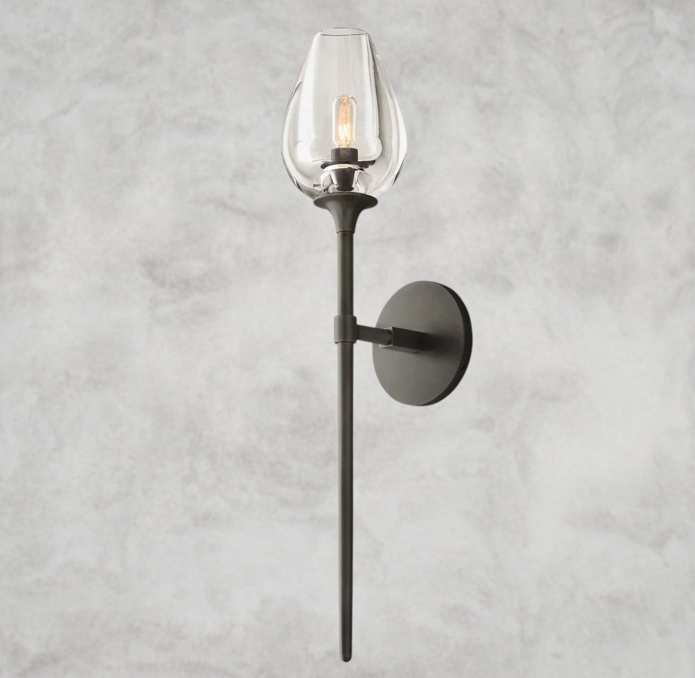 Tulipiy Glass Sconce 16“, 24"