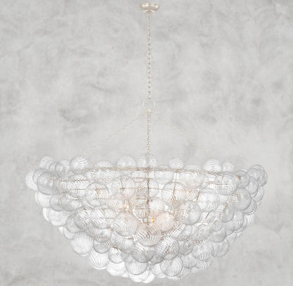Tera Round Glass Chandelier 46", 56", 66"
