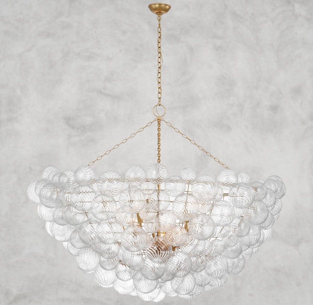 Tera Round Glass Chandelier 46", 56", 66"