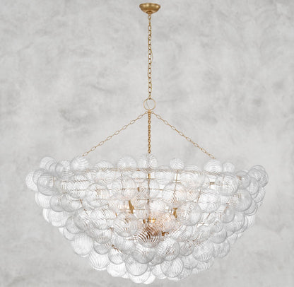 Tera Round Glass Chandelier 46", 56", 66"