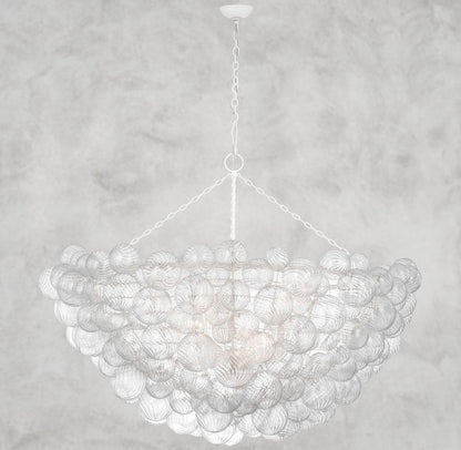 Tera Round Glass Chandelier 46", 56", 66"