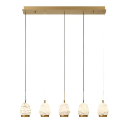 Alabaster Linear LED Chandelier