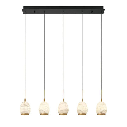 Alabaster Linear LED Chandelier