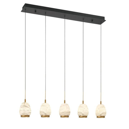 Alabaster Linear LED Chandelier