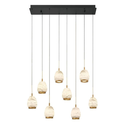 Alabaster Linear LED Chandelier