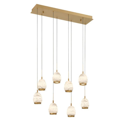 Alabaster Linear LED Chandelier