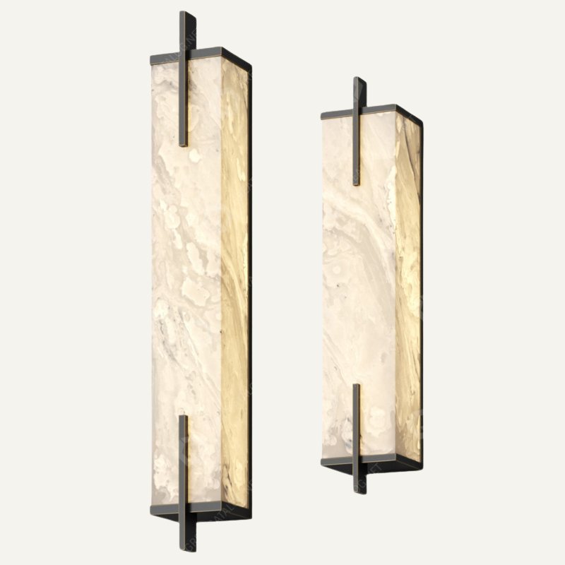 Maros Alabaster Wall Sconce For Bedroom