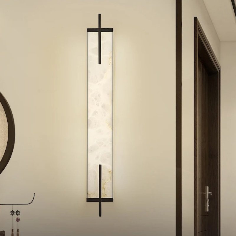 Maros Alabaster Wall Sconce For Bedroom
