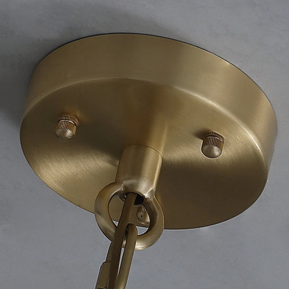 Alabaster Modern Multi-Layer Round Chandelier 31"