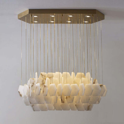 Noes Alabaster Modern Chandelier