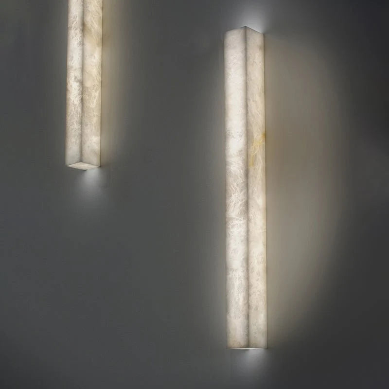 Chioel Island Alabaster Wall Sconce 24", 31"