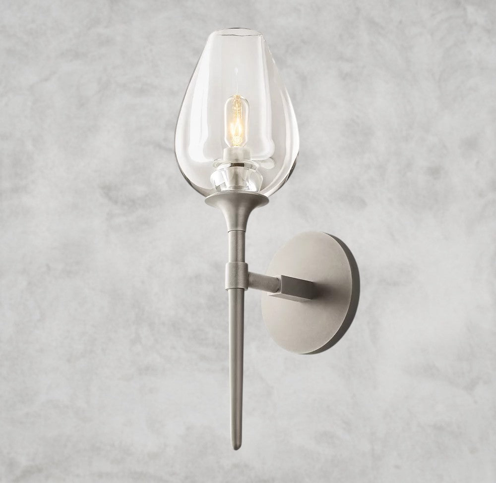 Tulipiy Glass Sconce 16“, 24"