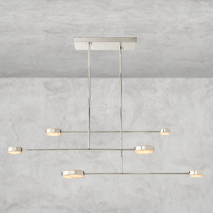 72" / Nickle Alexander Linear Chandelier