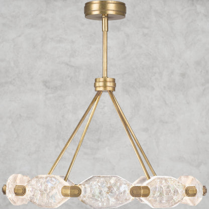 Brass Allison Paladino 20-Light Chandelier