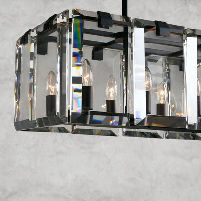 Amaya Rectangular Chandelier 40", 53"