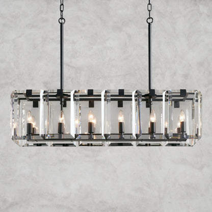 40" / Bronze Amaya Rectangular Chandelier 40", 53"