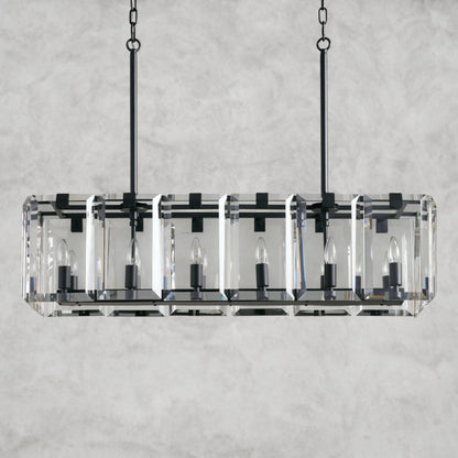 Amaya Rectangular Chandelier 40", 53"